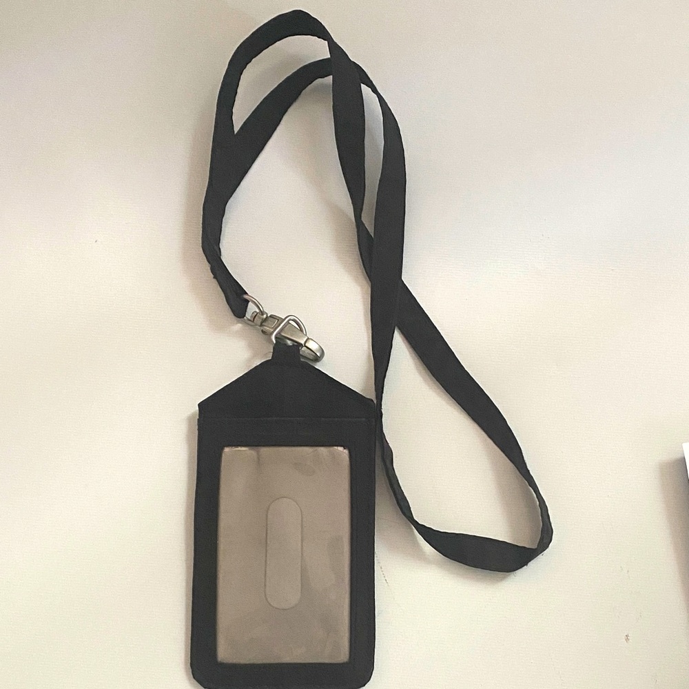 Baggallini Black  Lanyard - nylon material